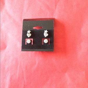 Star, Heart & Round Multi Stud Earring